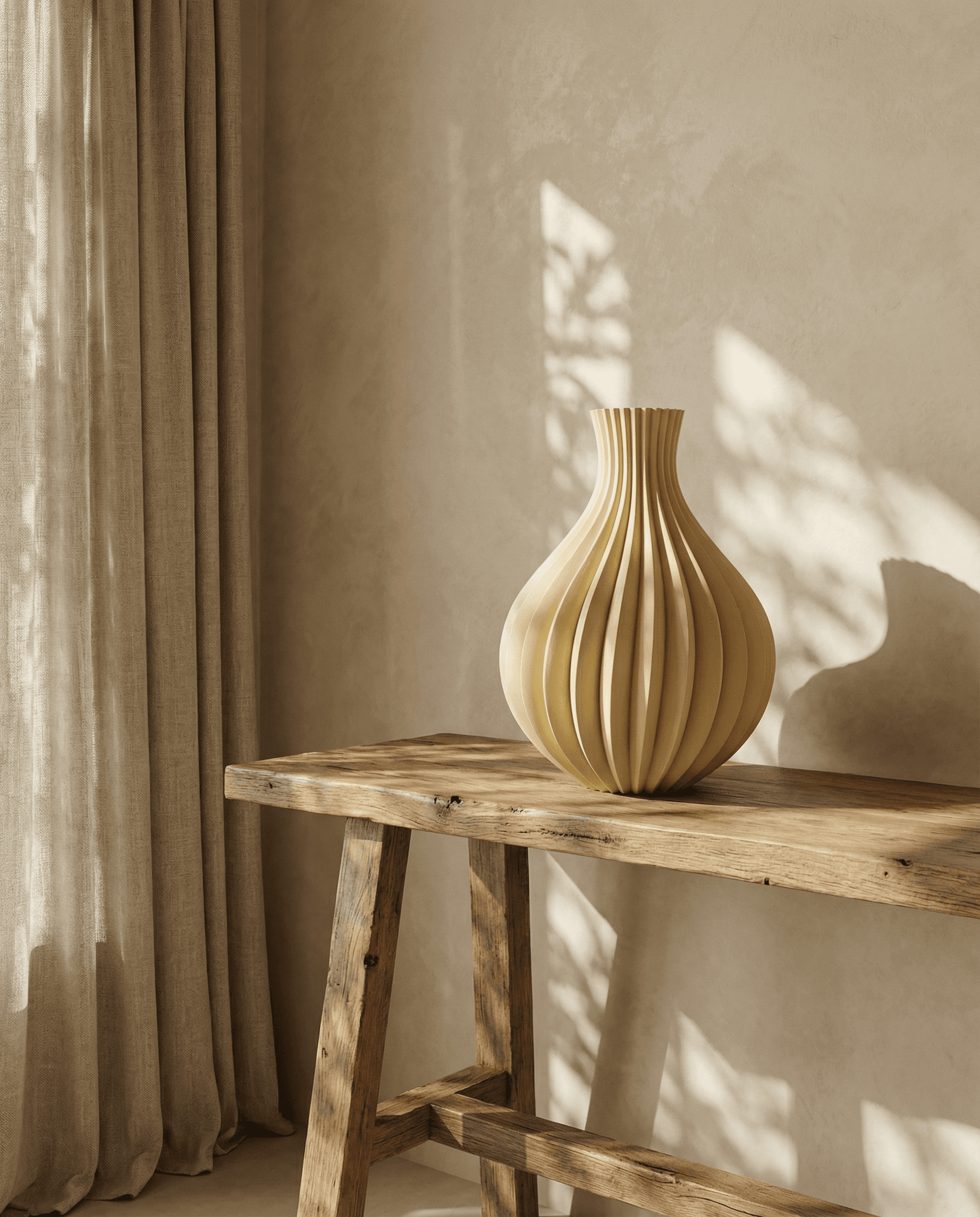 Solstice: close-up of the silhouette and surface texture