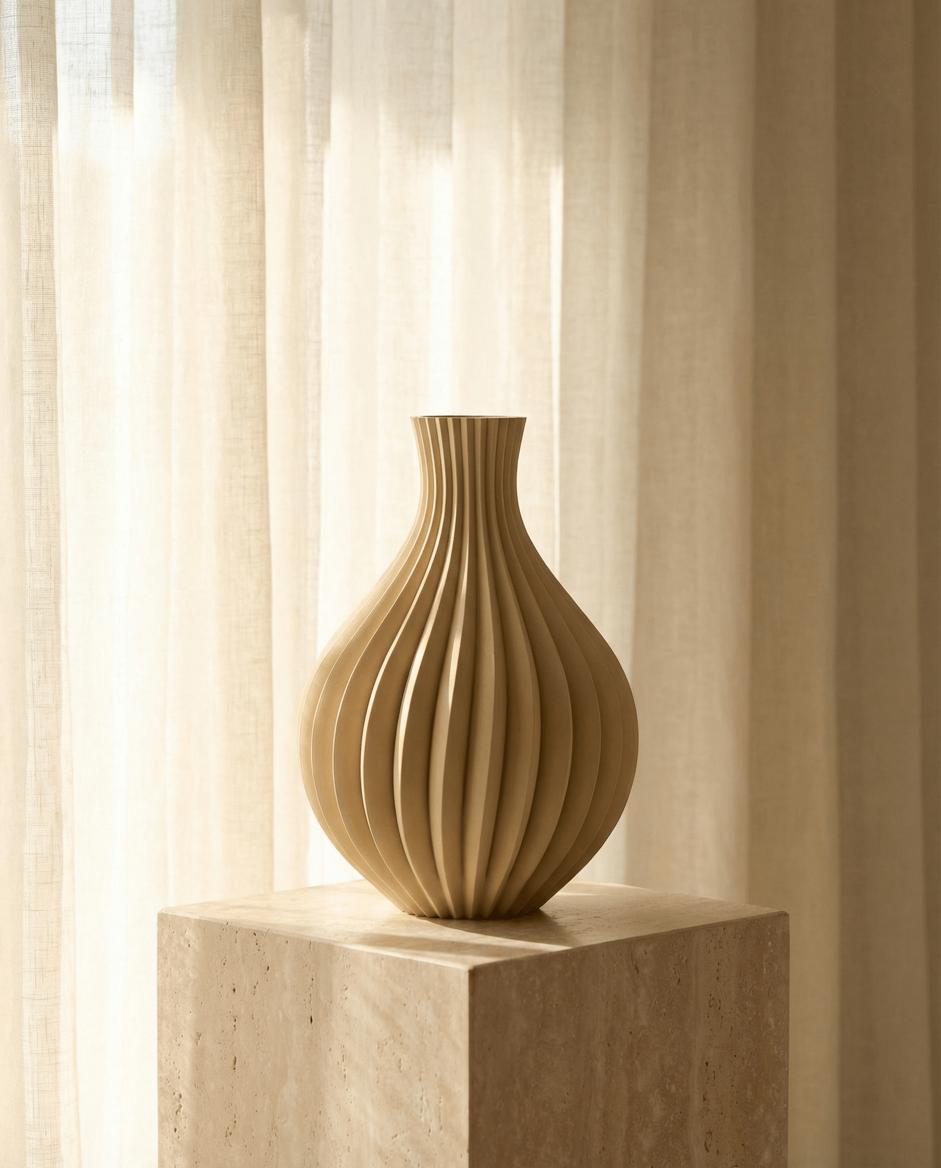 Solstice - Vasevo, modern eco-friendly 3D printed vases